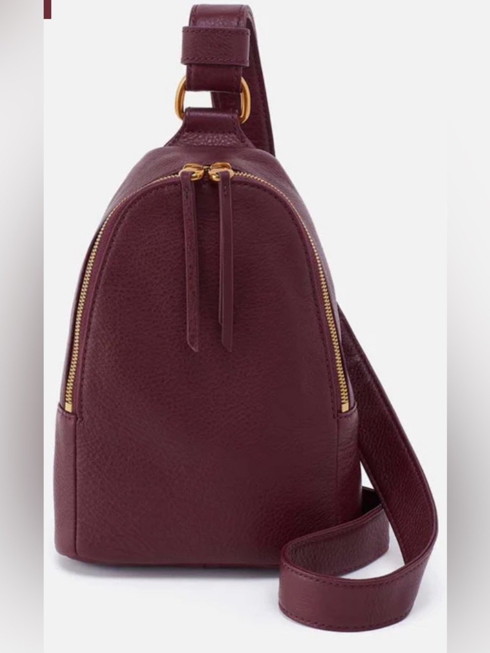 HOBO Fern Sling Mulberry Glaze Leather Crossbody